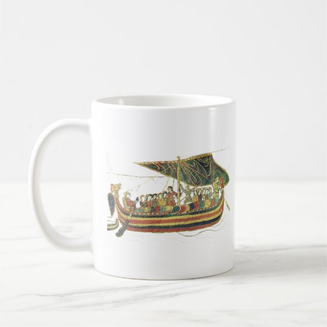 Taza De Café Escenario de Bayeux Tapestry (Izquierda)