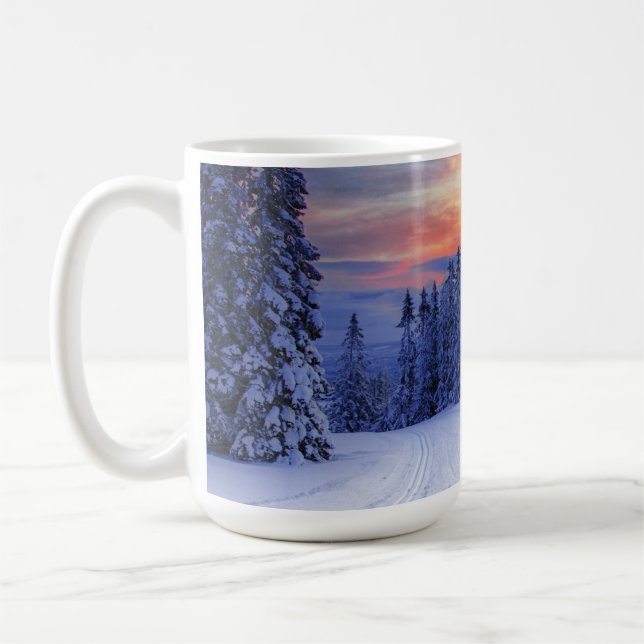 Taza De Café Escenario de invierno (Izquierda)