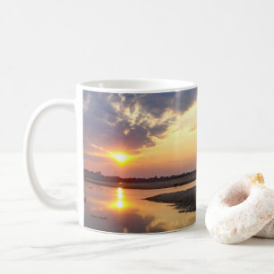 Taza De Café Escenario de Zambia Sunset