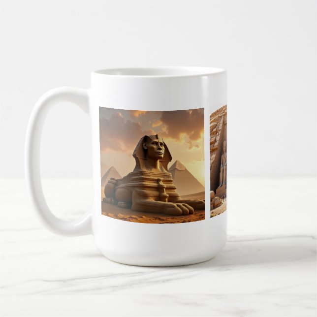 Taza De Café Escenas del Antiguo Egipto (Izquierda)