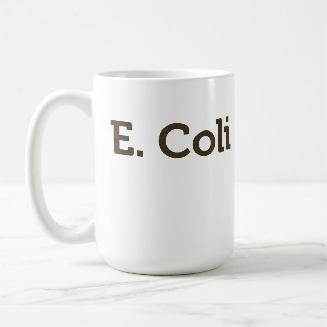 Taza De Café Escherichia Coli sucede (Izquierda)