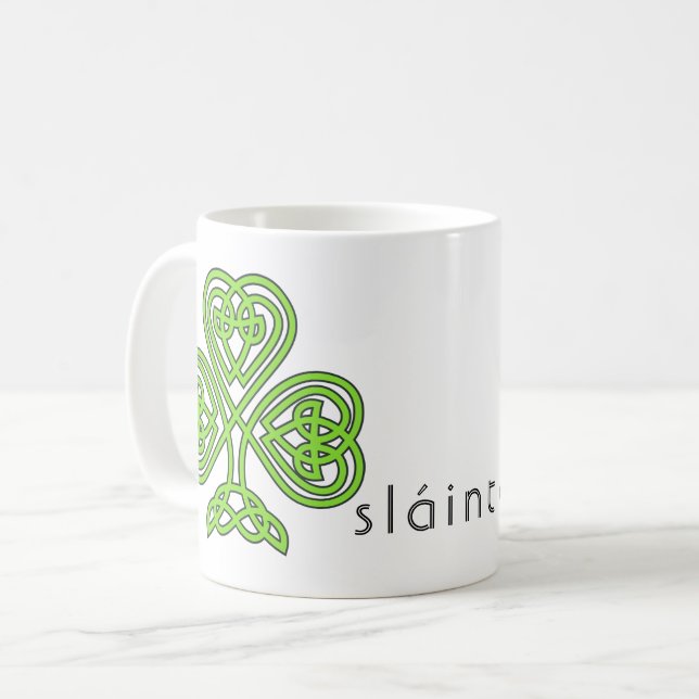 Taza De Café Esclavitud del Día de San Patricio (Anverso izquierdo)