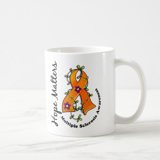 Taza De Café Esclerosis múltiple de las materias de la (Derecha)
