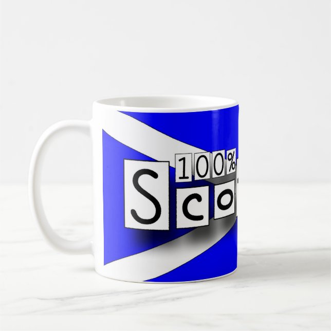 Taza De Café Escocés del 100% (Izquierda)