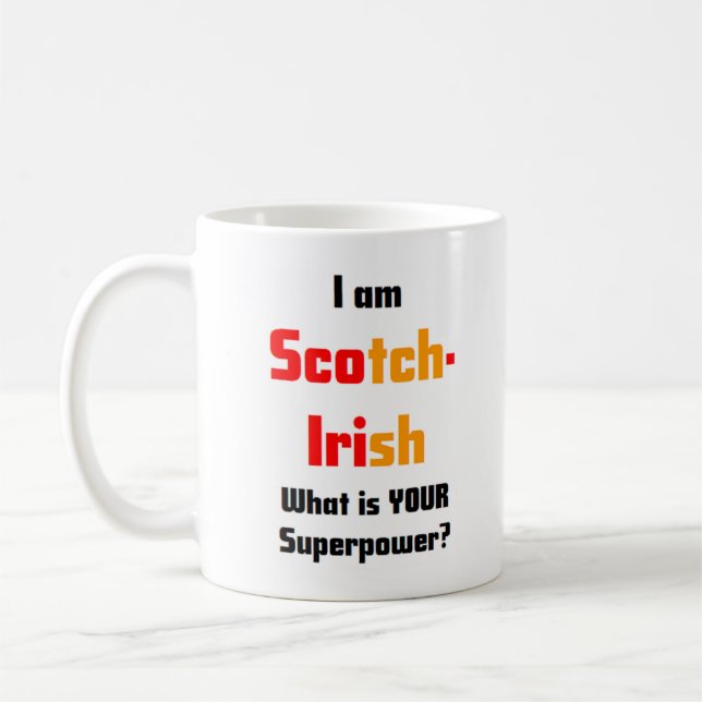 Taza De Café escocés-irlandés (Izquierda)