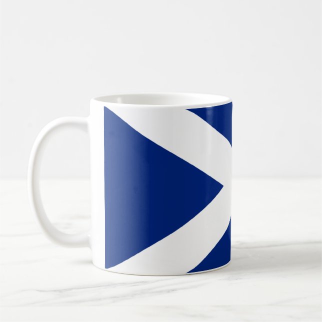 Taza De Café Escocés Saltire (Izquierda)