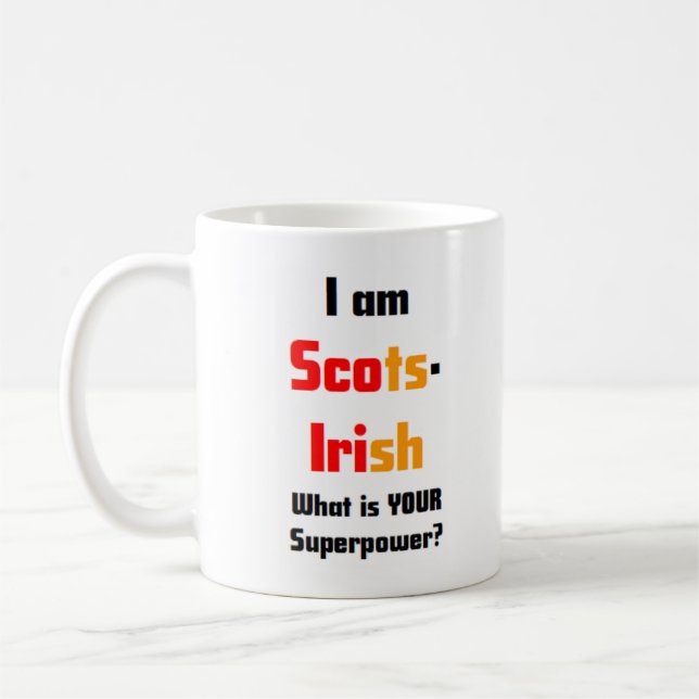 Taza De Café escoceses-irlandeses (Izquierda)