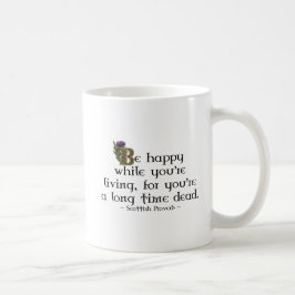 Taza De Café Escocia: nudos celtas doradas