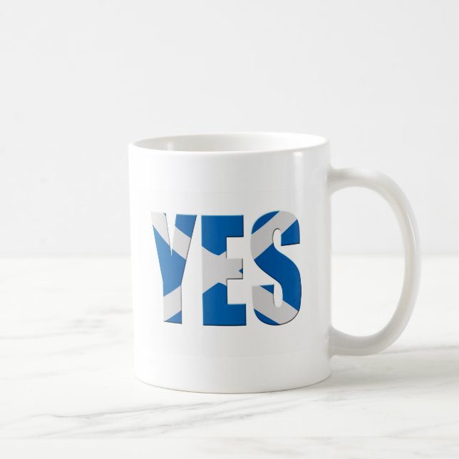 Taza De Café Escocia Sí (Derecha)