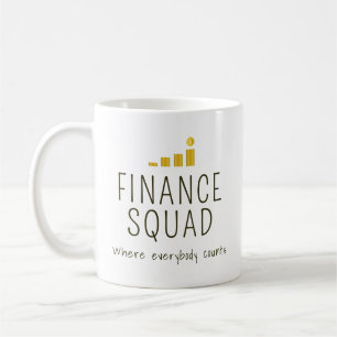 Taza De Café Escolta de Finanzas Personalizada