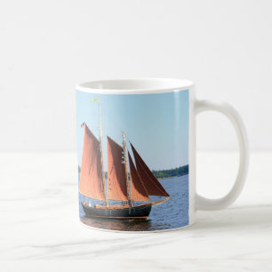 Taza De Café escolta de vela roja