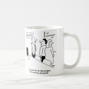 Taza De Café Escombros de esposas Relate el coche del consejero