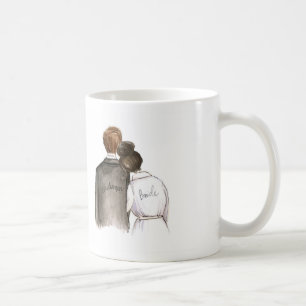 Taza De Café ESCONDA al hombre TRASERO del Br de la novia del