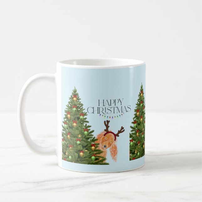 Taza De Café Esconder Navidades de perros (Izquierda)