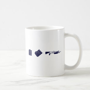 Taza De Café Escopeta de papel de la roca