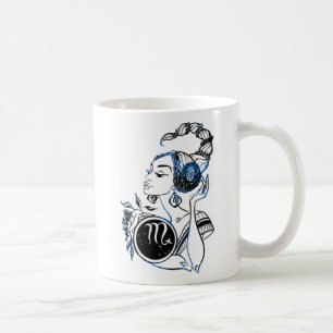 Taza De Café Escorpio Art Deco Lady