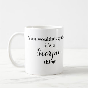 Taza De Café Escorpio Astrología Zodiac Funny Mug