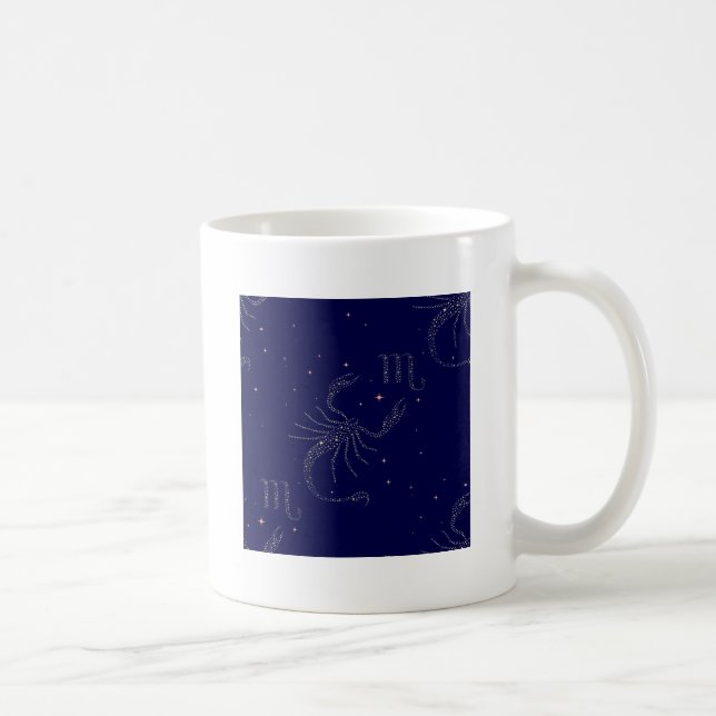 Taza De Café escorpión de estrellas (Derecha)