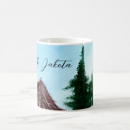 Taza De Café Escorrentía de montaña del estado de Dakota del No