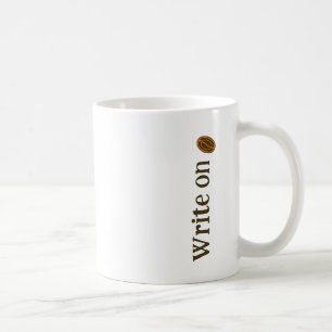 Taza De Café Escribe con Café Granos Escritores Novelistas Auto
