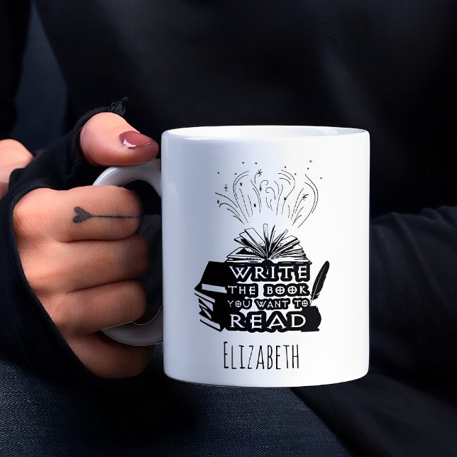 Taza De Café Escribe el libro que quieres leer autor (Subido por el creador)