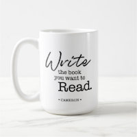 Escribe el libro que quieres leer Mug personalizad