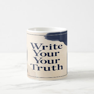 Taza De Café Escribe Tu Verdad opción 2