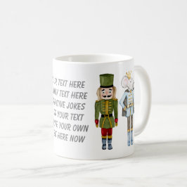 Taza De Café Escribir el texto Cuta acuarela Nutcracker Trendy