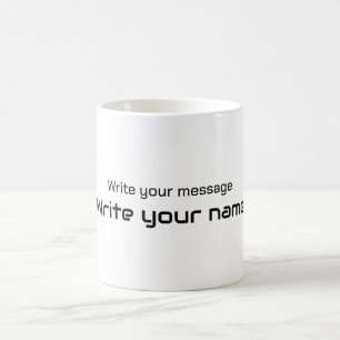 Taza De Café Escribir su mensaje