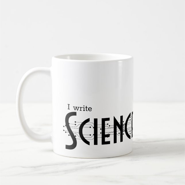 Taza De Café Escribo Ciencia Ficción (Izquierda)