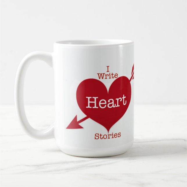 Taza De Café Escribo Mug de Historias del Corazón (Izquierda)