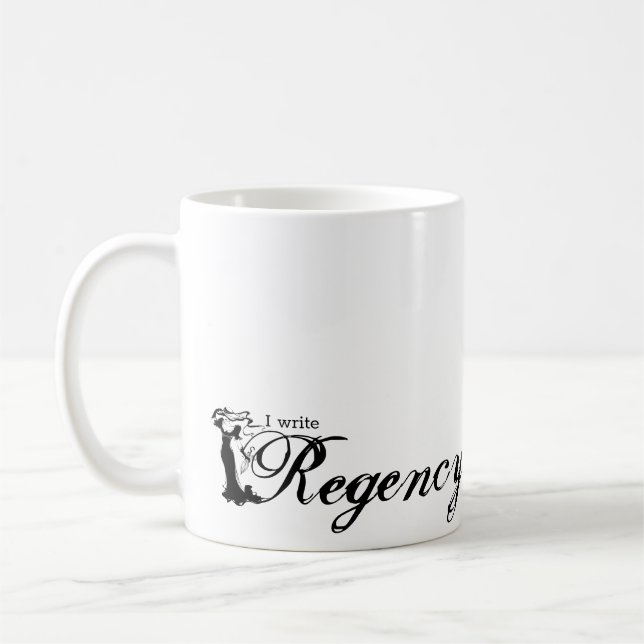 Taza De Café Escribo Regency Romance (Izquierda)