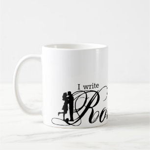 Taza De Café Escribo romance, besando