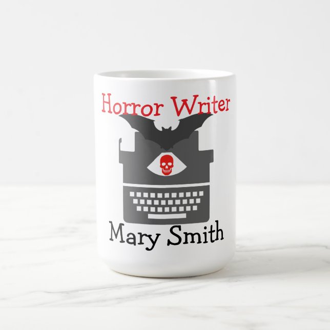 Taza De Café Escritor de horror (Centro)