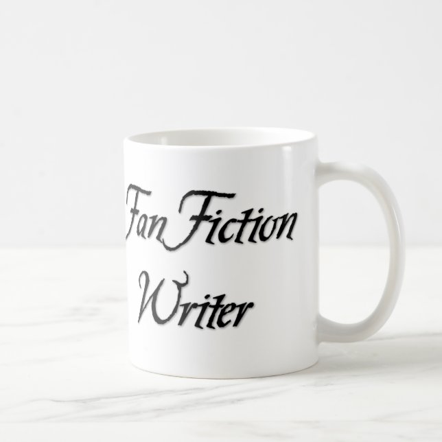 Taza De Café Escritor de la ficción de fan (Derecha)