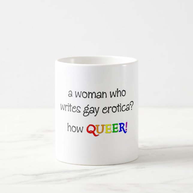 Taza De Café Escritor de la mujer (Centro)
