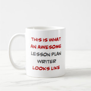 Taza De Café escritor de planes de lección, impresionante