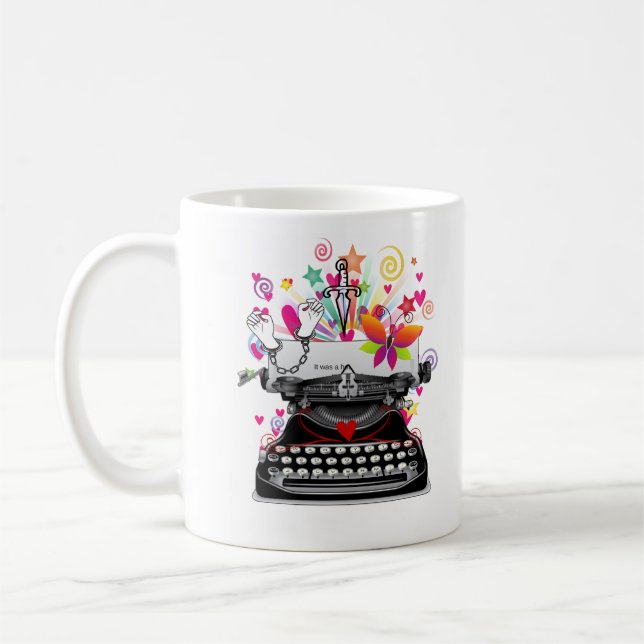 Taza De Café Escritora en Work Mug NANOWRIMO (Izquierda)