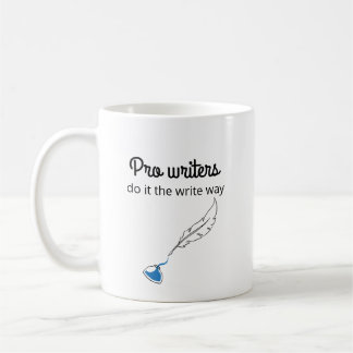 Taza De Café Escritores profesionales lo hacen a la manera de e