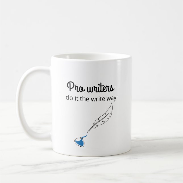 Taza De Café Escritores profesionales lo hacen a la manera de e (Izquierda)