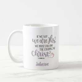 Taza De Café Escritura bíblica cristiana