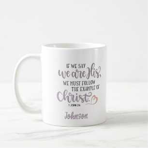 Taza De Café Escritura bíblica cristiana