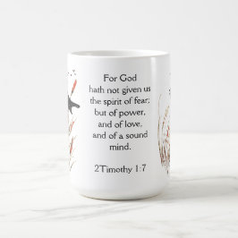 Taza De Café Escritura de la Biblia que Dios ha dado a Blackbir