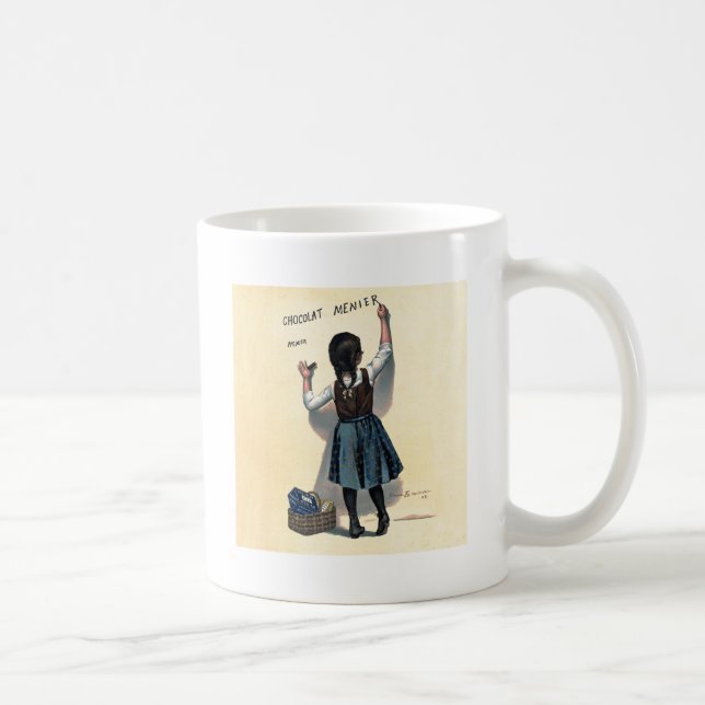 Taza De Café Escritura de pared de Chocolat Menier (Derecha)