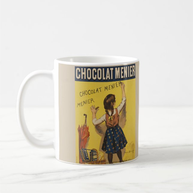 Taza De Café Escritura de pared de Chocolat Menier (Izquierda)