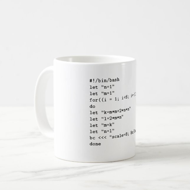 Taza De Café Escritura del golpe (Anverso izquierdo)