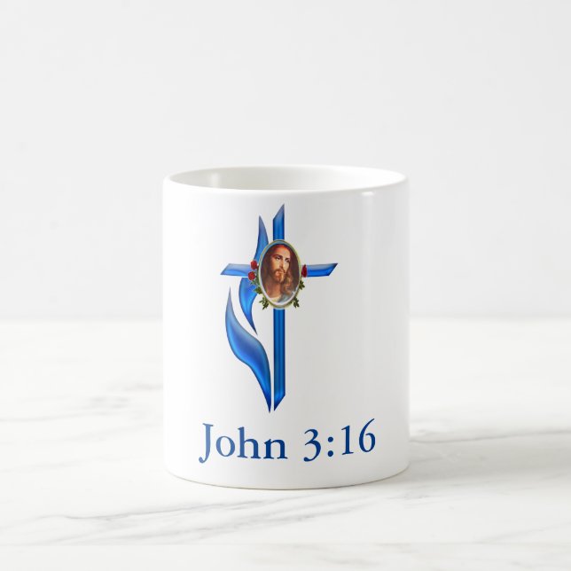 Taza De Café Escritura Juan 3;16 (Centro)