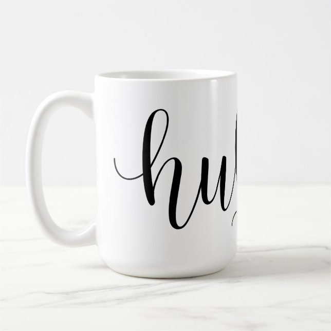 Taza De Café Escritura manuscrita envuelta del "marido" (Izquierda)