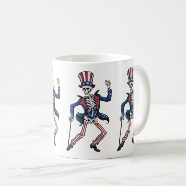 Taza De Café Escrótono de baile gracioso (Anverso derecho)