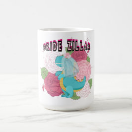 Taza De Café Escuadrón boda de novias de Mikitiez dinosaur